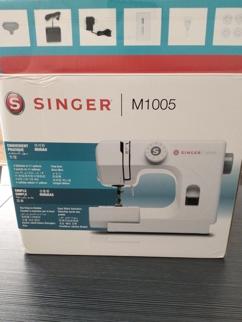 Singer M1005 portable electric sewing machine, TV & Home Appliances, Other Home Appliances on