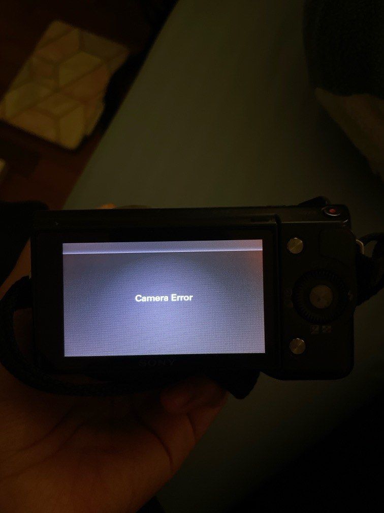 Sony Nex5 Mirrorless Camera 'Camera Error', Photography, Cameras on