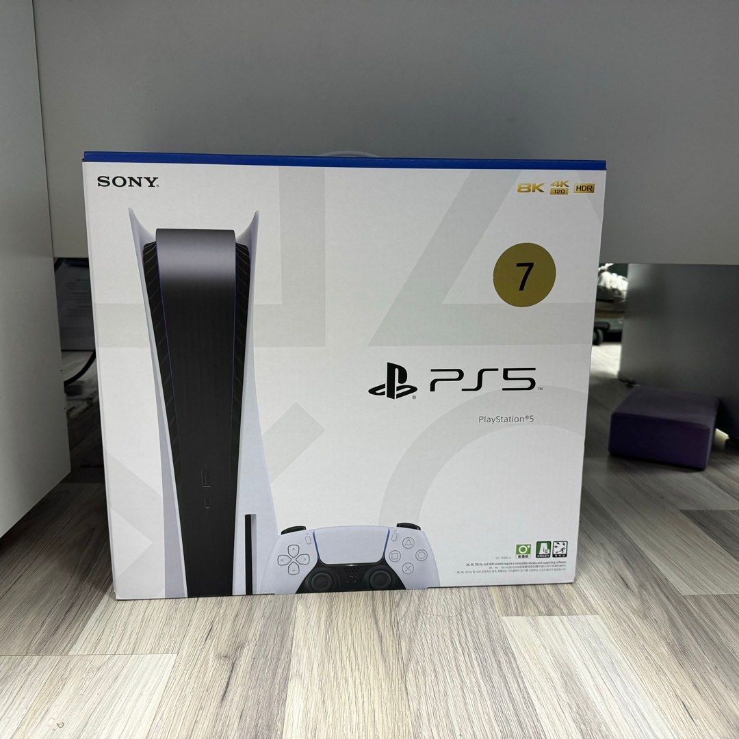 Sony PS5 全新未開封）PlayStation 5 光碟版有單有保養, 電子遊戲