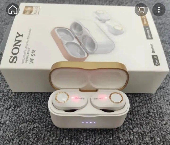 Sony Wireless S18 Bluetooth Earphones In ear Earpieces Stereo Earbuds Premium Sound Quality Headphones