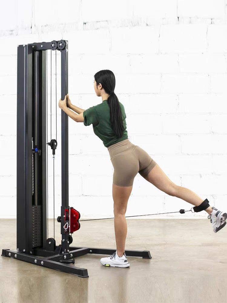 Standing Fly Cable Machine Dual Pulley BN, Sports Equipment, Exercise ...