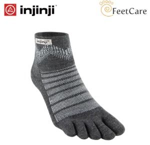 Injinji 2 Men's Run Lightweight Mini Crew Toe Socks, Black : :  Clothing, Shoes & Accessories