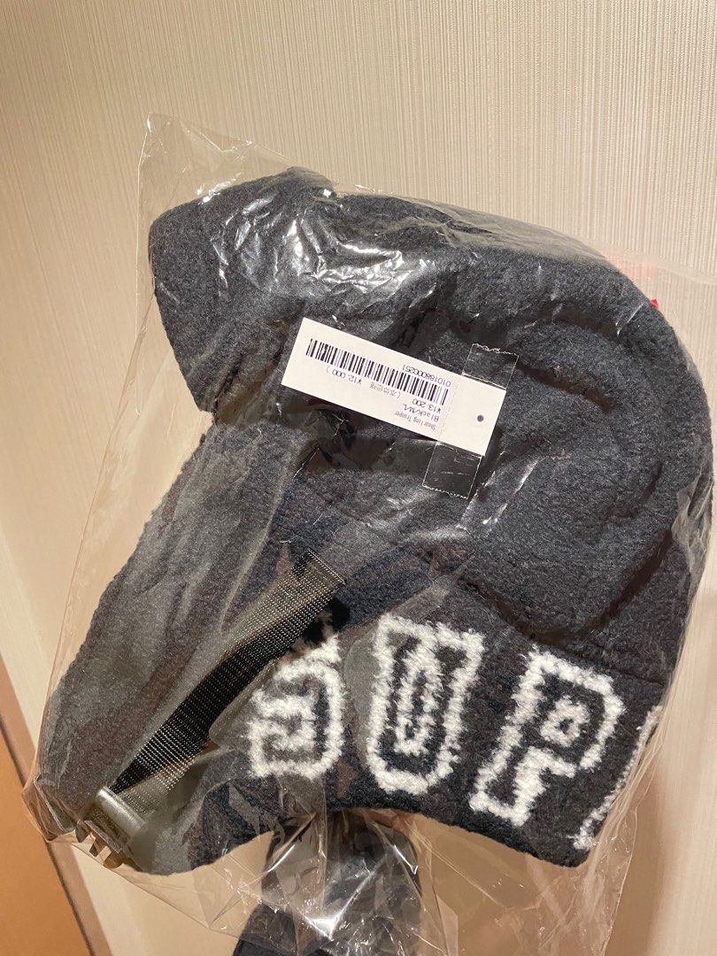 Supreme shearling trooper black 黑帽week 14, 名牌, 飾物及配件