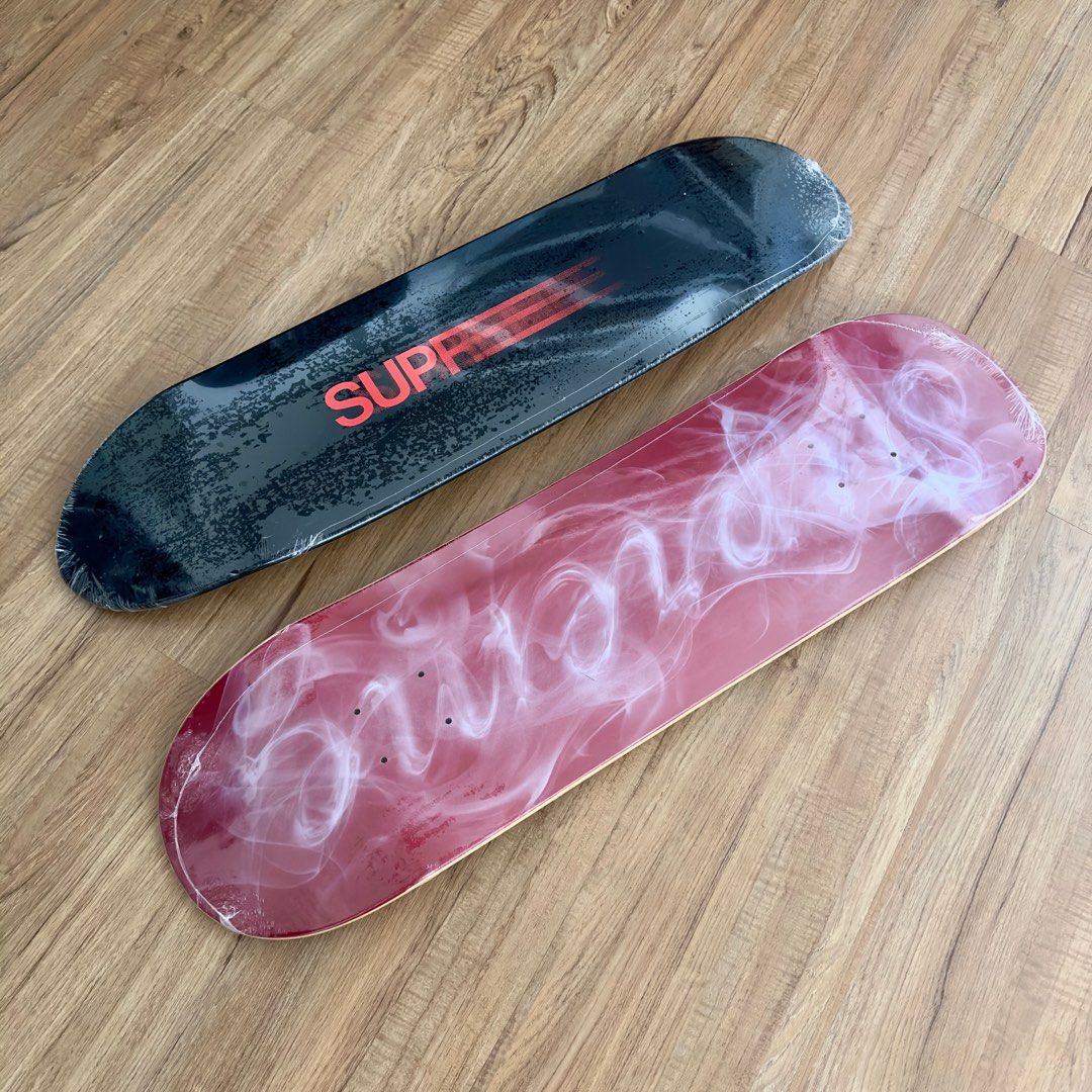 Supreme smoke skateboard new arrivals