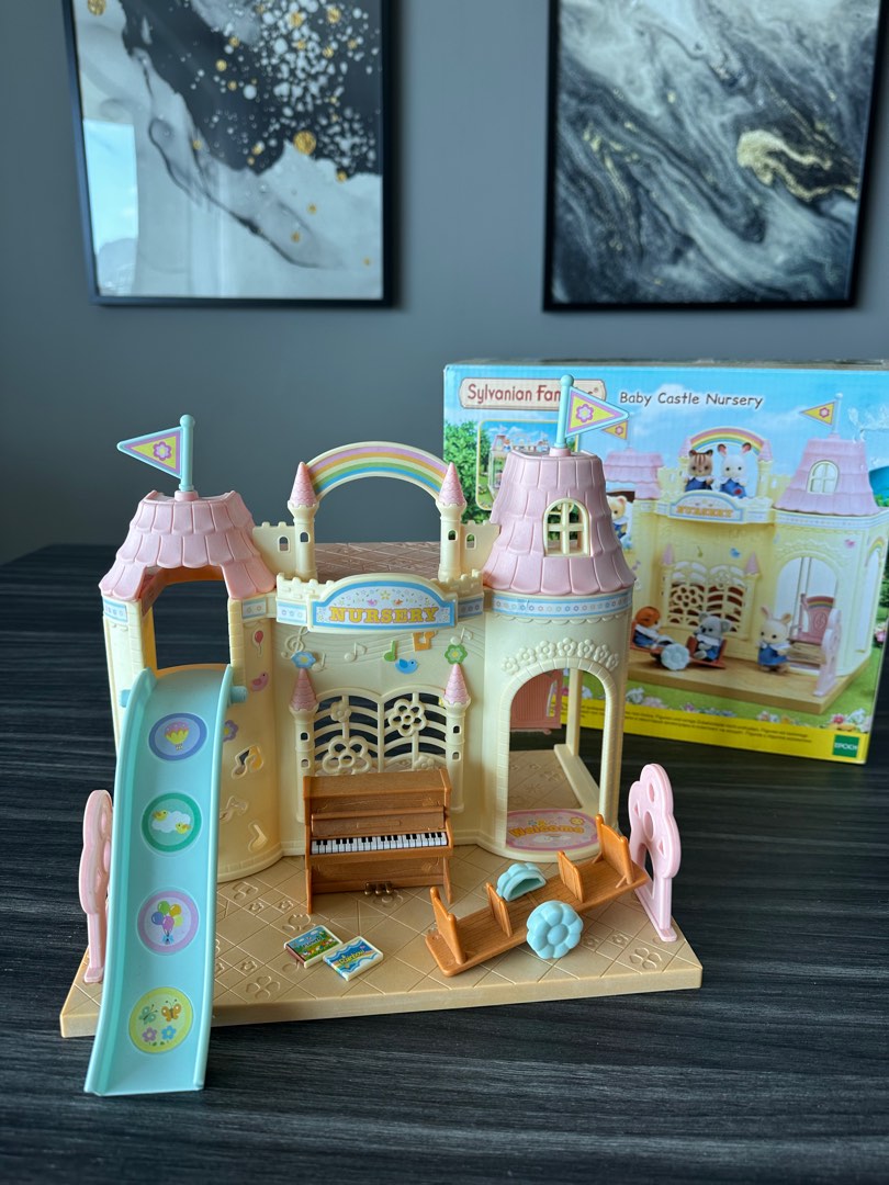 Sylvanian Families Baby Castle Nursery Like New Hobbies Toys
