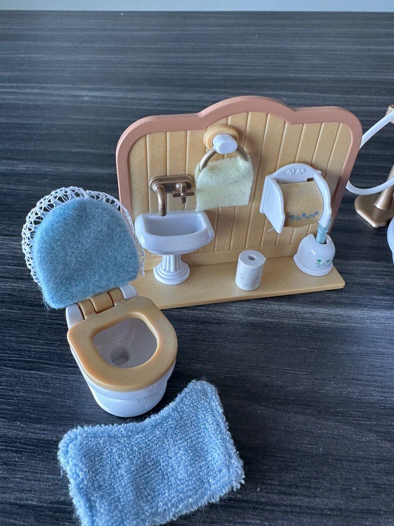 Sylvanian Families Country Bathroom Set Hobbies Toys Toys
