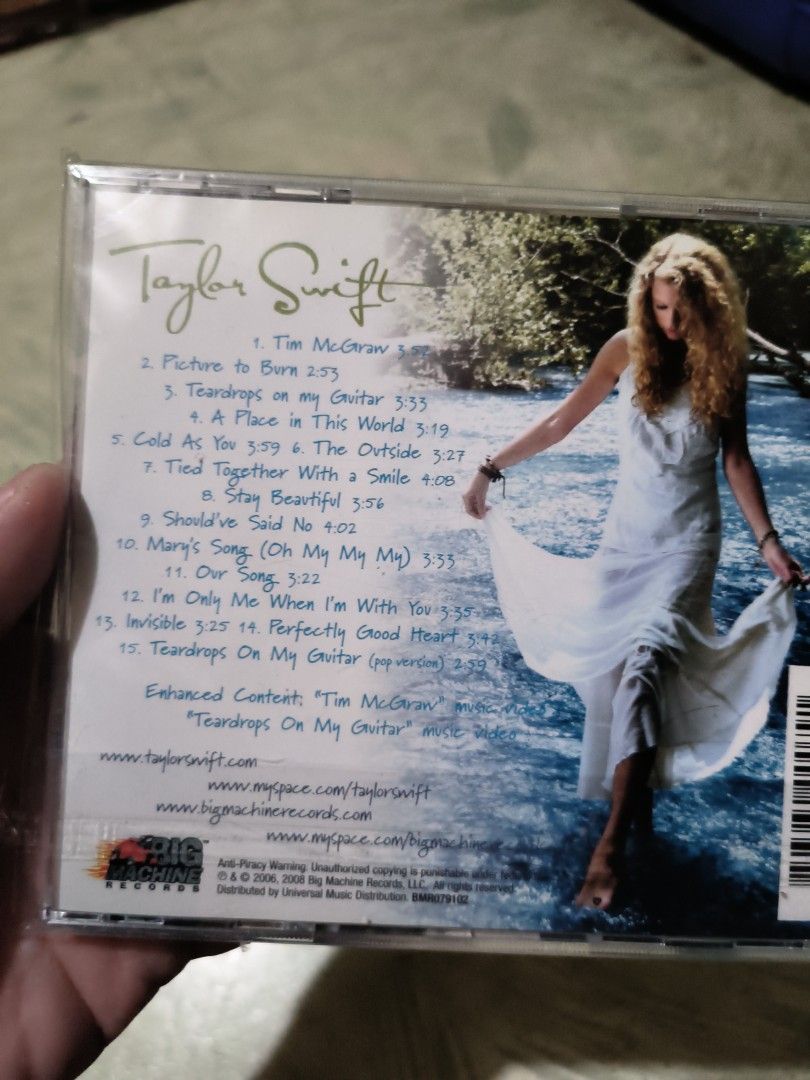 Taylor Swift Debut Album, Hobbies & Toys, Music & Media, CDs