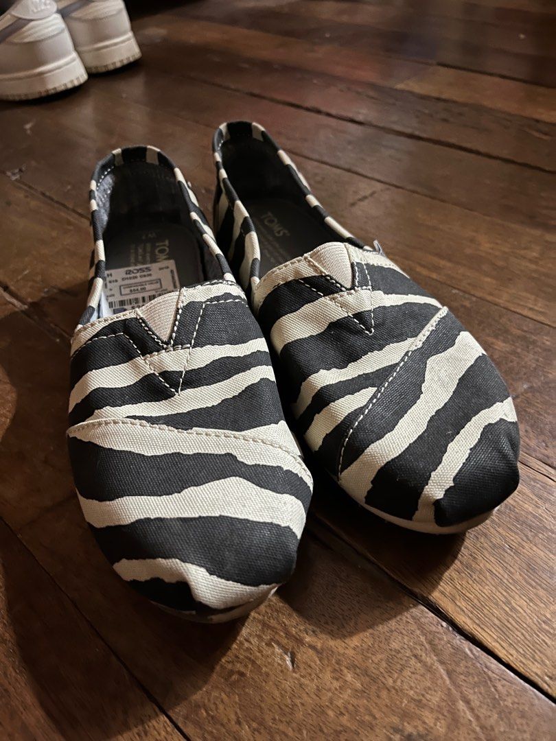 Toms Zebra Print Women s