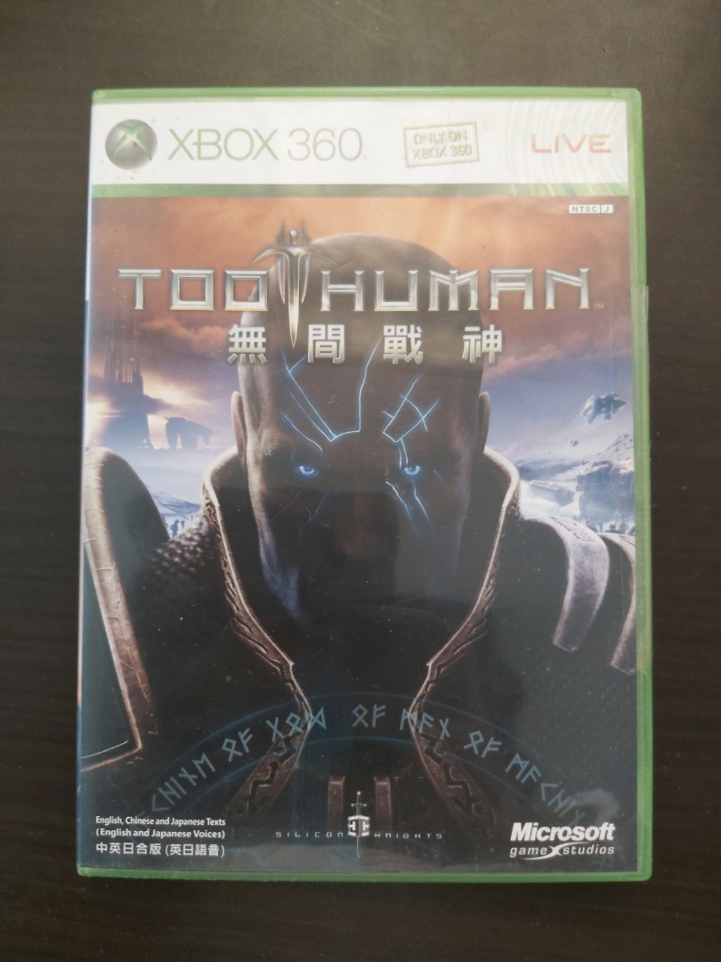 Too Human (XBOX 360) [NTSC-J], Video Gaming, Video Games, Xbox on Carousell