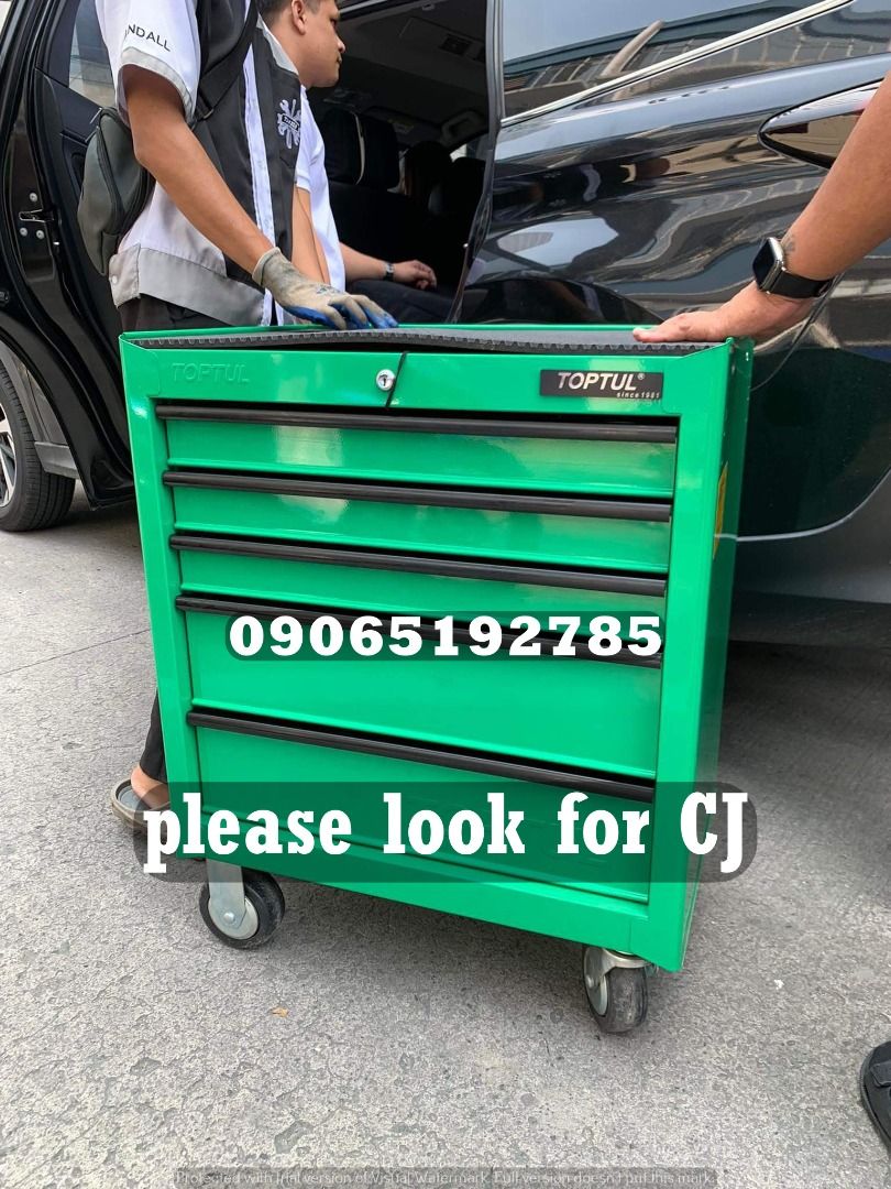 Toptul Green Mechanical Tool Set (Category: Construction Tools & Equipment) located in Makati City. Submitted by claire_joy (Listing ID 1273202529, Image 1). Description: CONTACT DETAILS: 📌0-9-0-6-5-1-9-2-7-8-5 please look for CJ. 🧭LOCATION: 📍Manila Mayhaligue St. Abad Santos Manila 📍Cavite Centennial Rd Kawit Cavite note: price may change without prior notice..