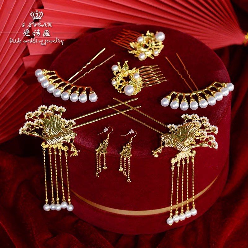 Chinese wedding hair accessories deals