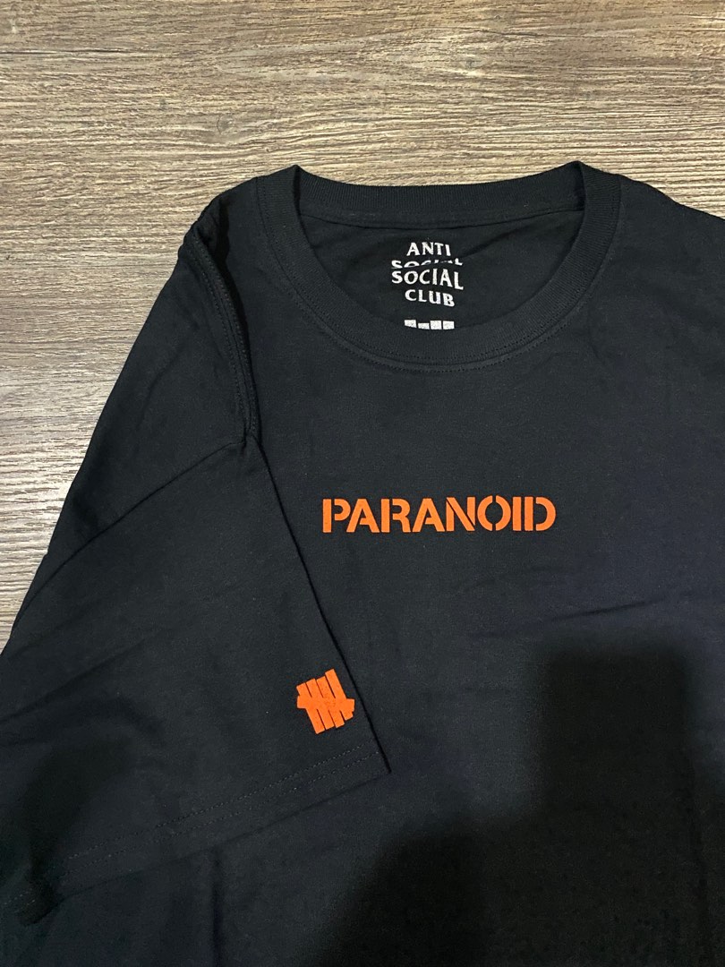 undefeated x assc anti social social club paranoid, Fesyen Pria