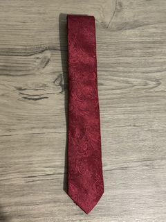 Van Heusen Necktie Maroon Red