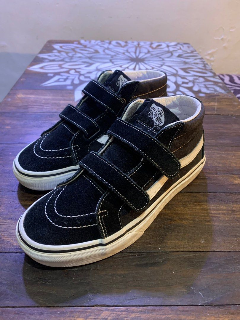 Vans OS hi kids velcro Fesyen Wanita Sepatu di Carousell