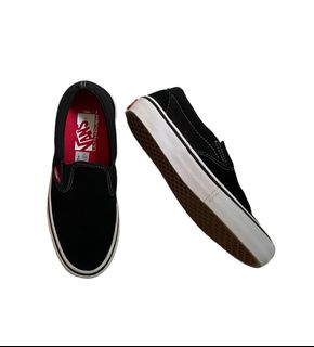 All black van slip on sale ons