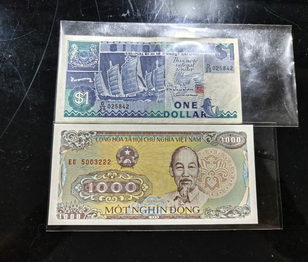 Vietnam 1988 1000 Dong Banknote Currency UNC (4), Hobbies & Toys,  Memorabilia & Collectibles, Currency on Carousell