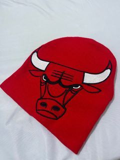 Vintage Bulls NBA Big Logo Knit Beanie Adidas