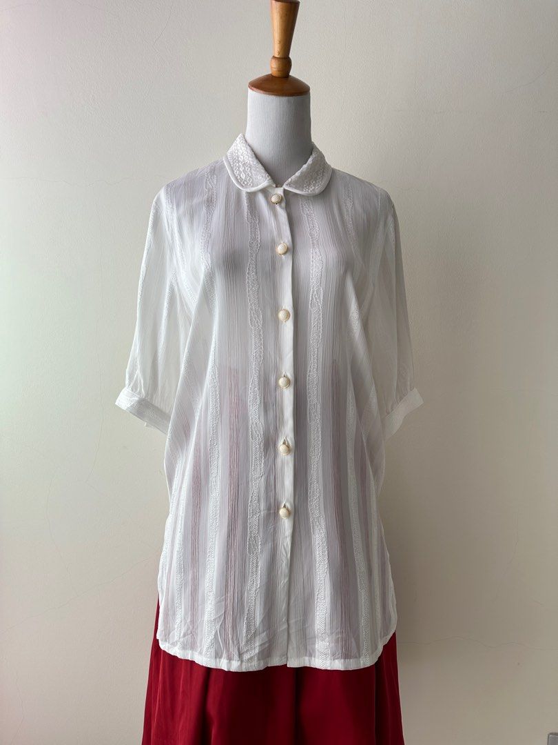 Sequin hotsell collar blouse