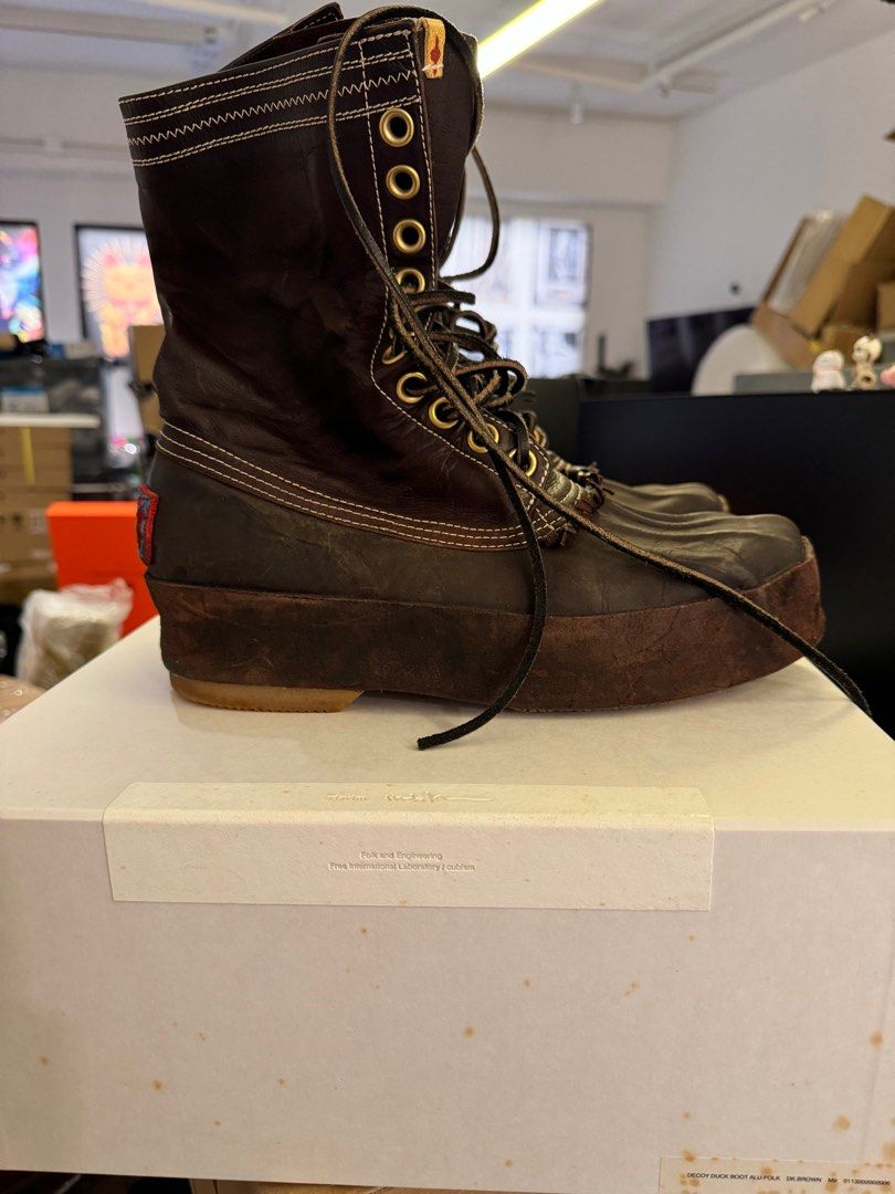 Visvim Decoy duck boot ict briagdier Carousell