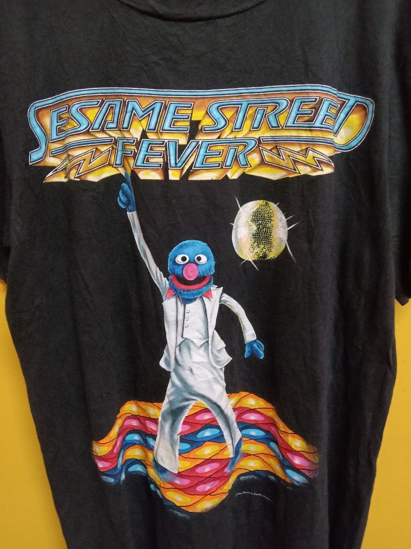 90s SESAME STREET FEVER XLサイズ-