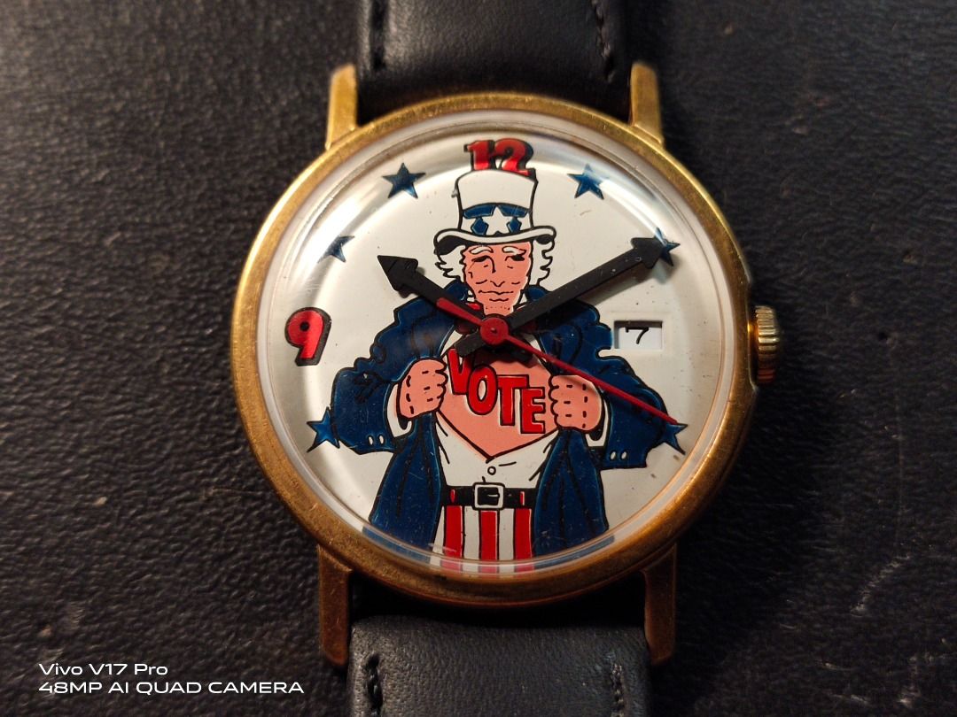 Mechanical hand clearance watch