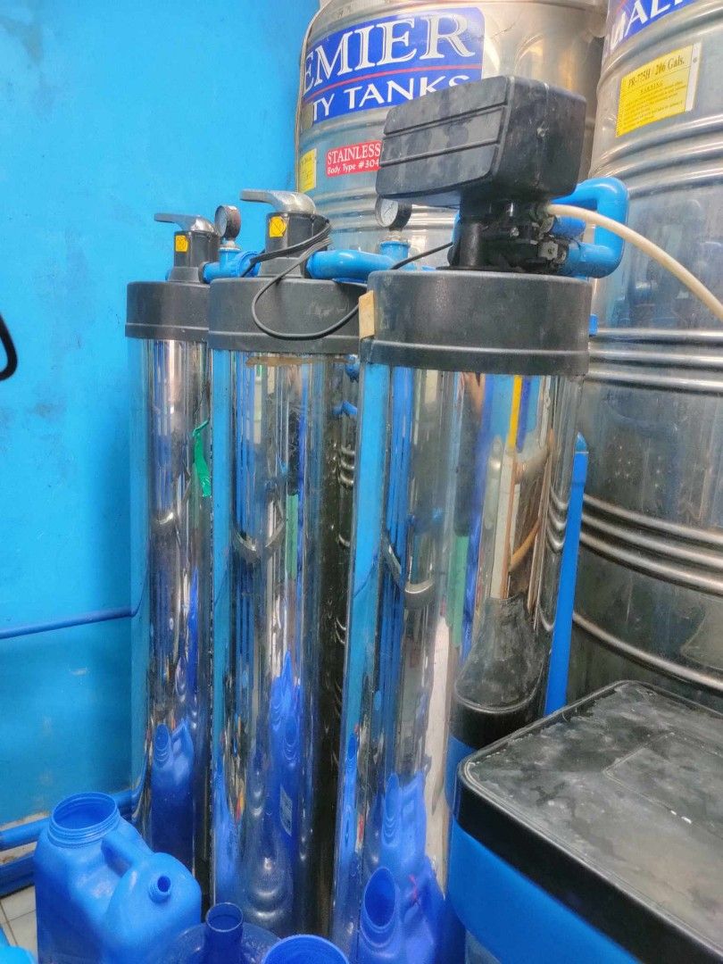 Water Station Equipment w/ Delivery Kawasaki Barako Motorcycle w