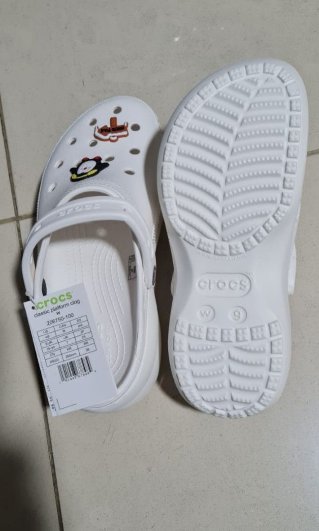 White crocs women's best sale 9
