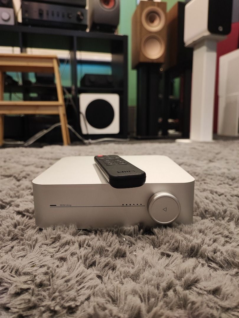 WiiM Amp: Multiroom Streaming Amplifier with AirPlay 2, Chromecast, HDMI  ARC & Voice Control, Stream Spotify,  Music, Tidal & More
