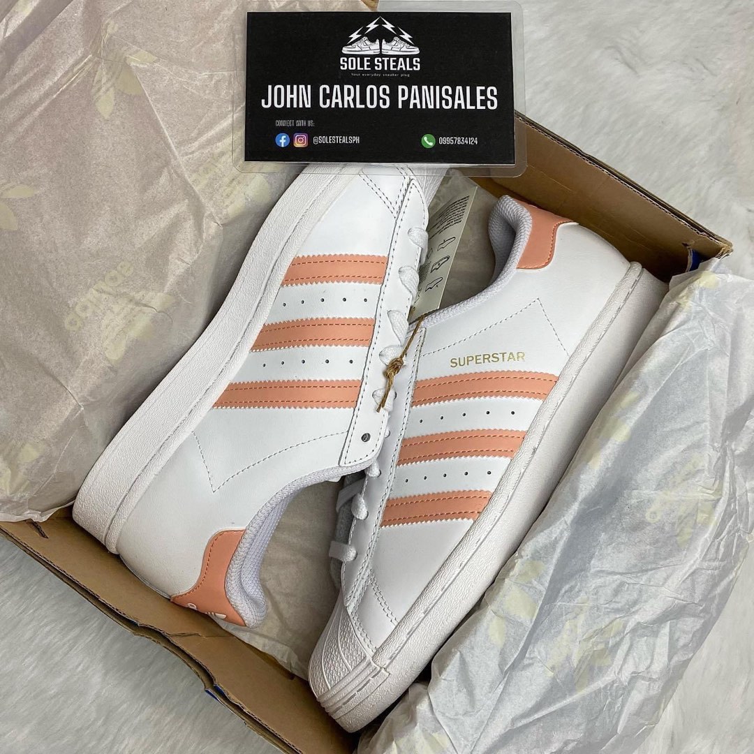 Womens Adidas Superstar Peach