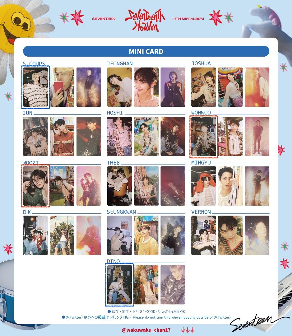 WTT/LF] SEVENTEEN SEVENTEENTH HEAVEN ALBUM PC (SCOUPS, JOSHUA