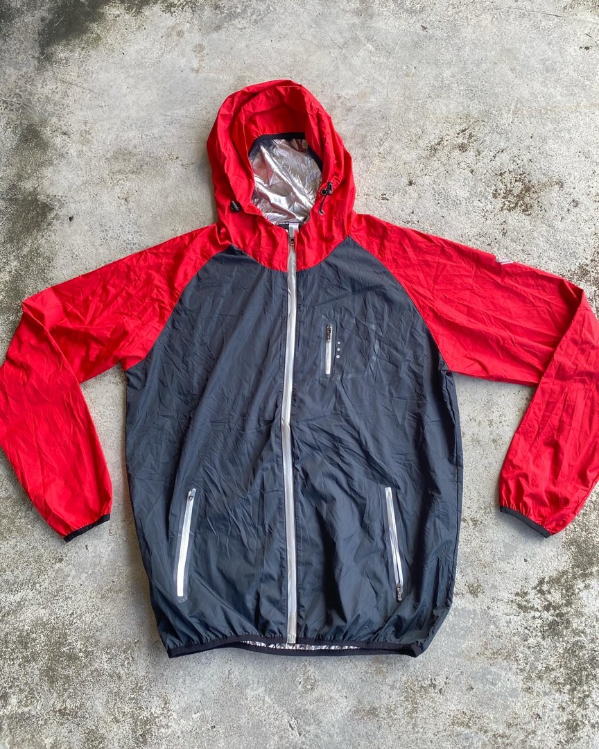 (XL) Sauna suit hoodie Windbreker jacket, Men's Fashion, Coats, Jackets