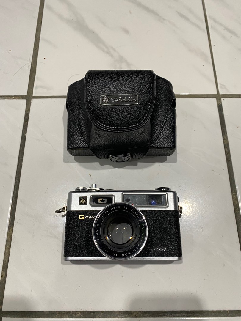 フィルムカメラ YASHICA ELECTRO35 GSN 45mm f1.7 Camera G Rangefinder Camera 45mm F1.7 Yashinon DX Spiderman