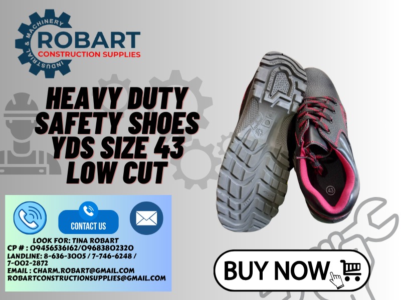 YDS HEAVY DUTY SAFETY SHOES HIGH CUT/LOW CUT, Commercial & Industrial