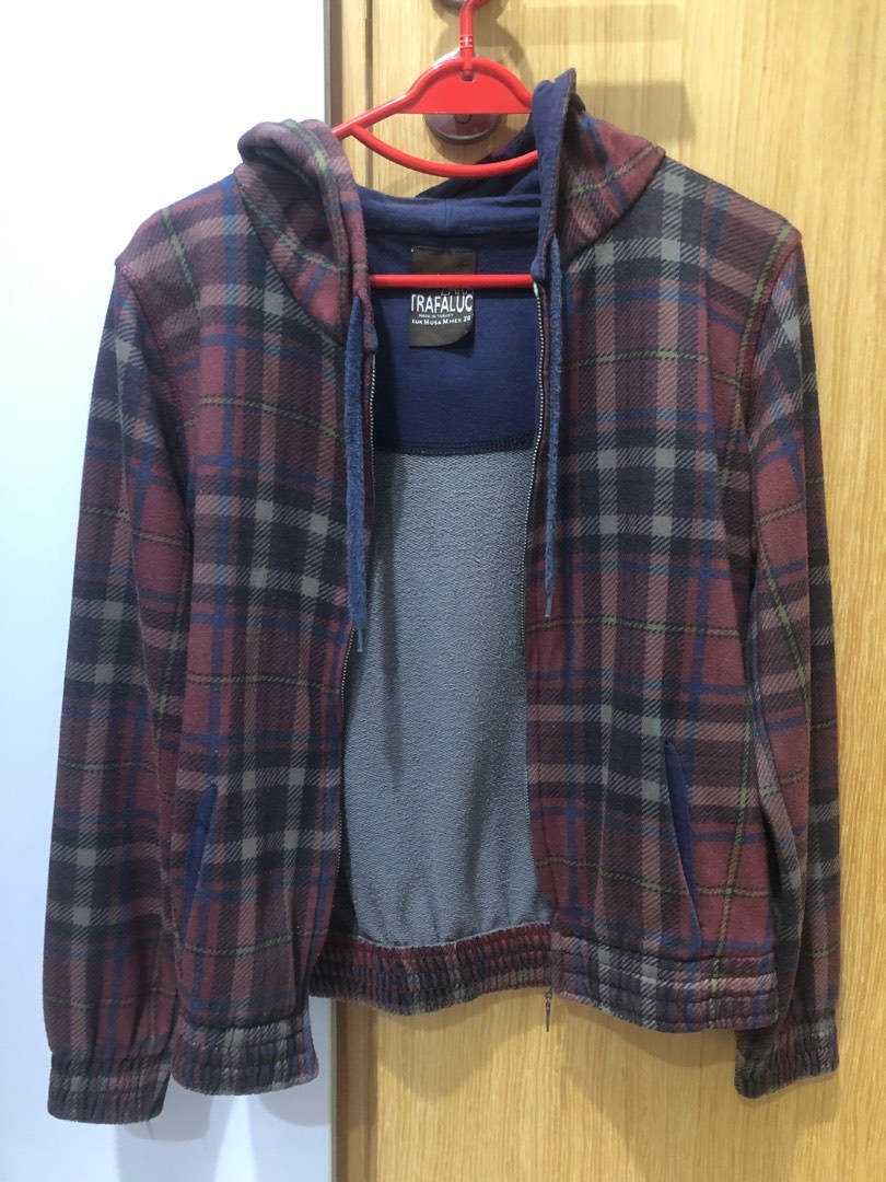 Checked jacket clearance zara