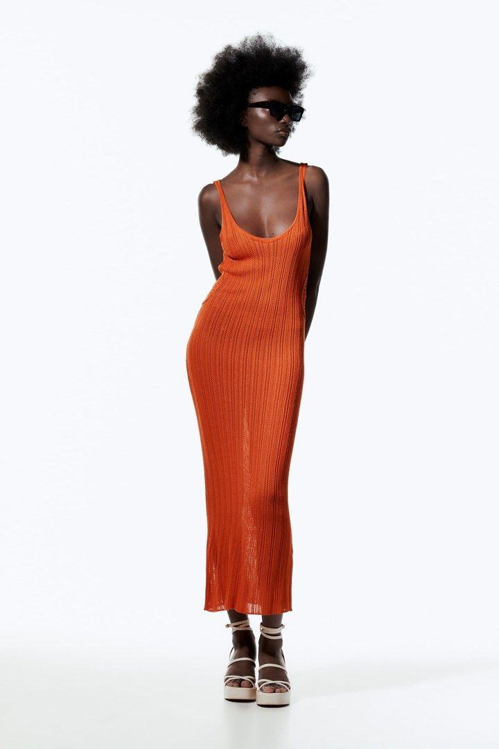 Zara knit maxi dress Women s Fashion Dresses Sets Dresses on