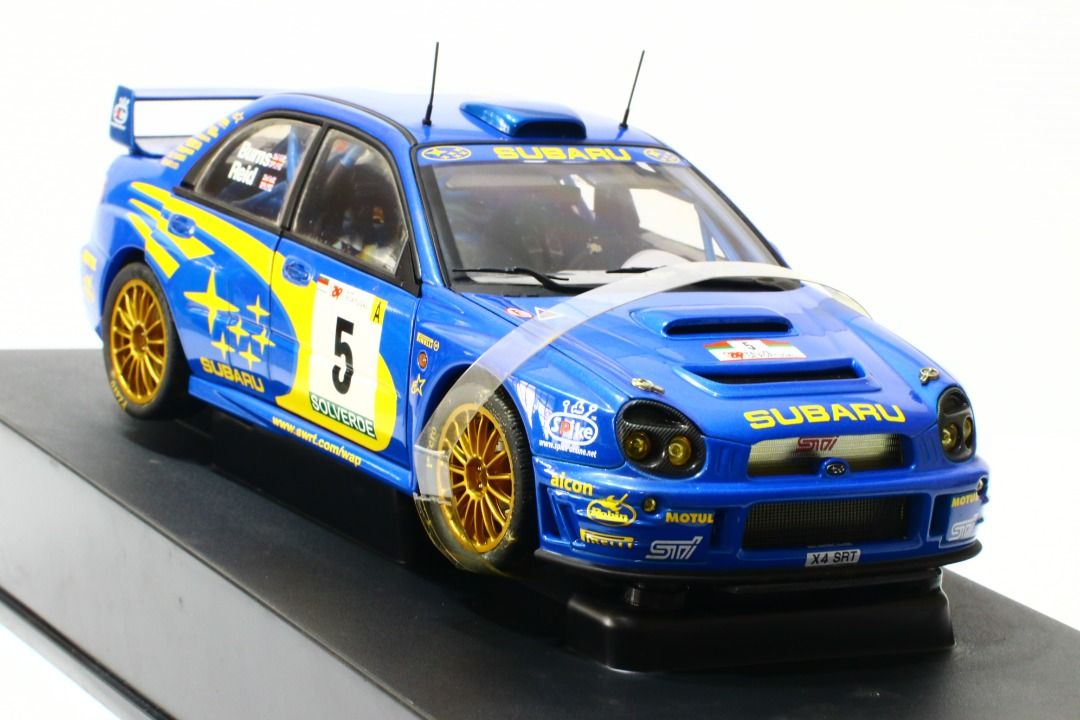 1/18 AUTOART Subaru Impreza Burns Reid #5 Rally Portugal WRC 2001 ...