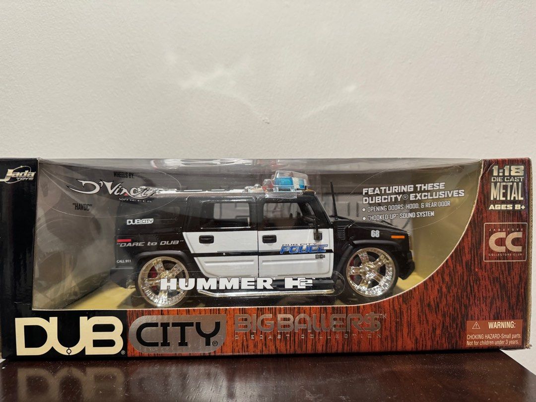 1/18 Jada Toys Police Hummer H2, Toys & Collectibles, Figurines