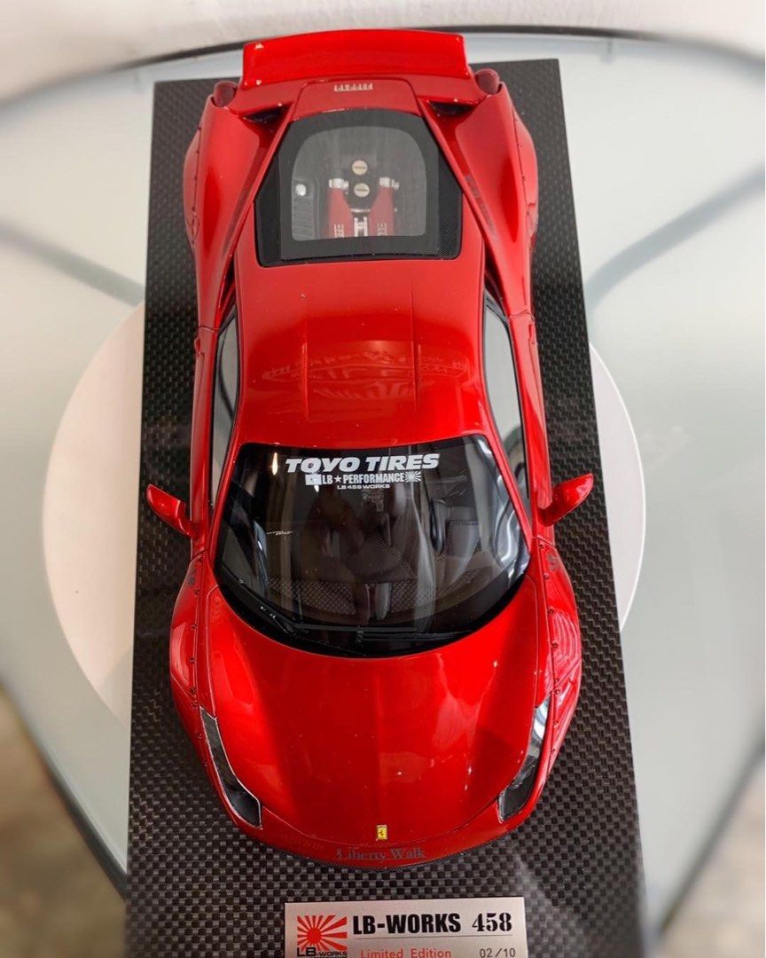 1/18 The Candy Red LBWK Ferrari 458, Hobbies & Toys, Toys & Games on ...