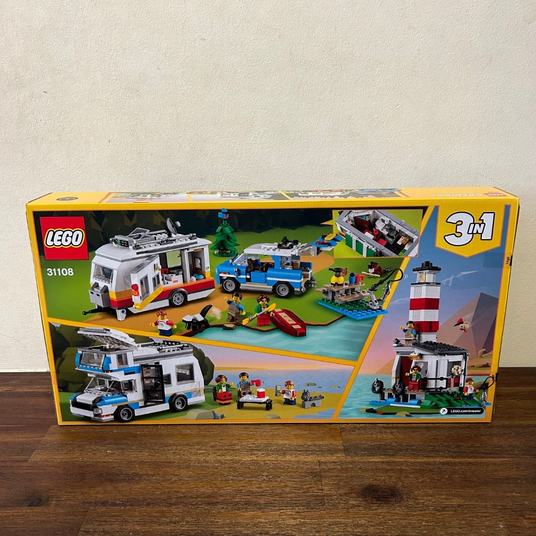Lego creator 3in1 discount caravan family holiday 31108