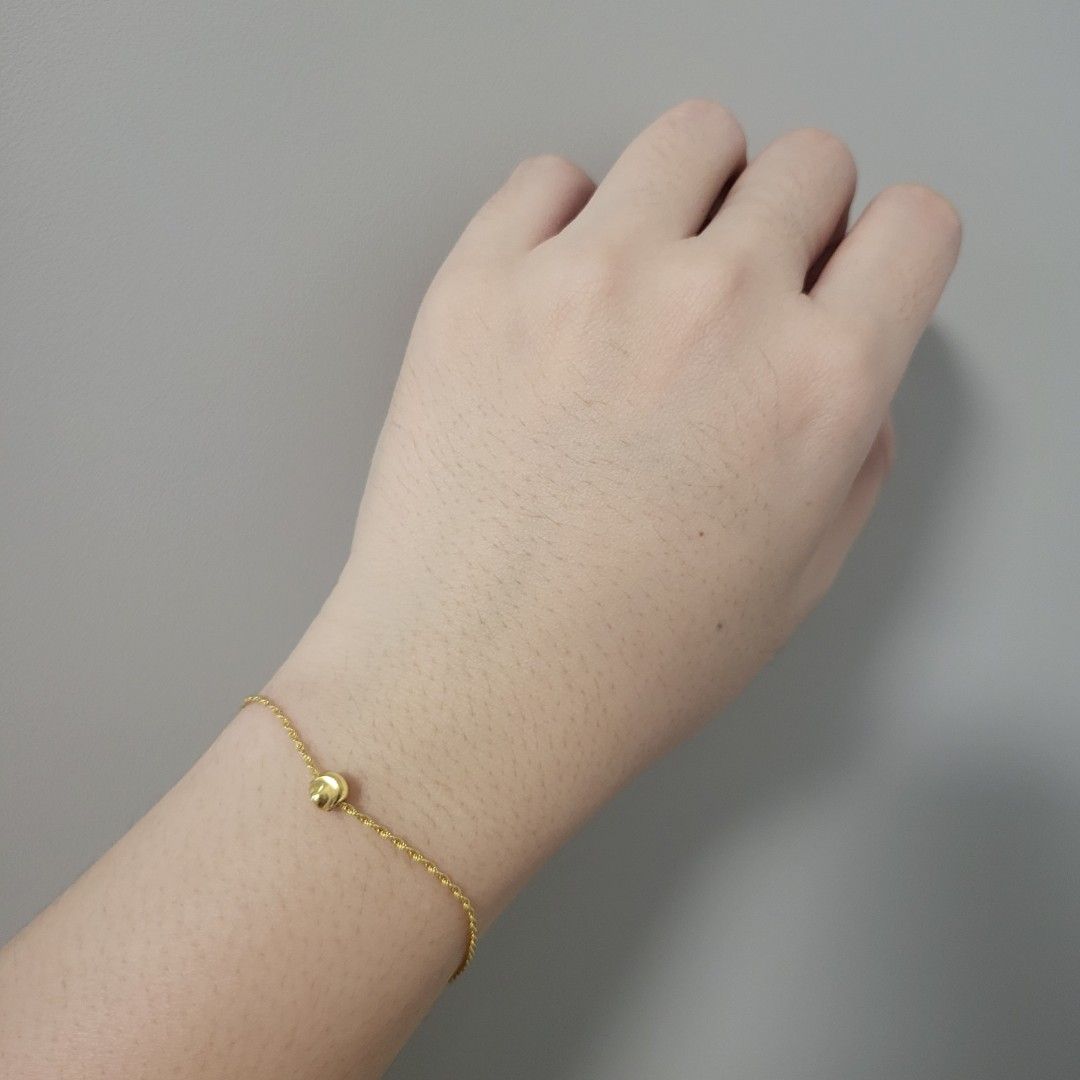 18K Gold Bracelet Rope Cateye Women s Fashion Jewelry