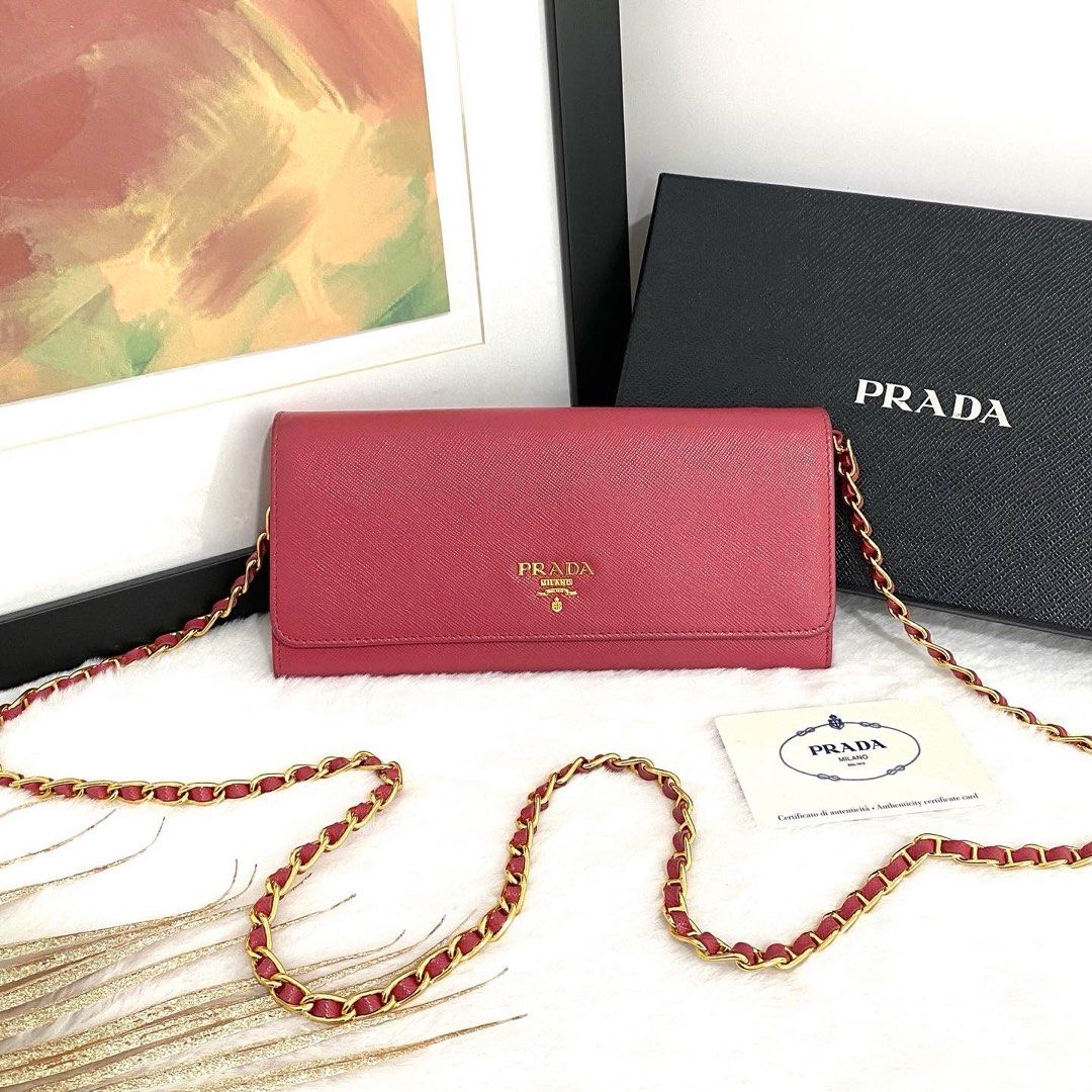 Prada Leather Card Holder, Baltico | Costco