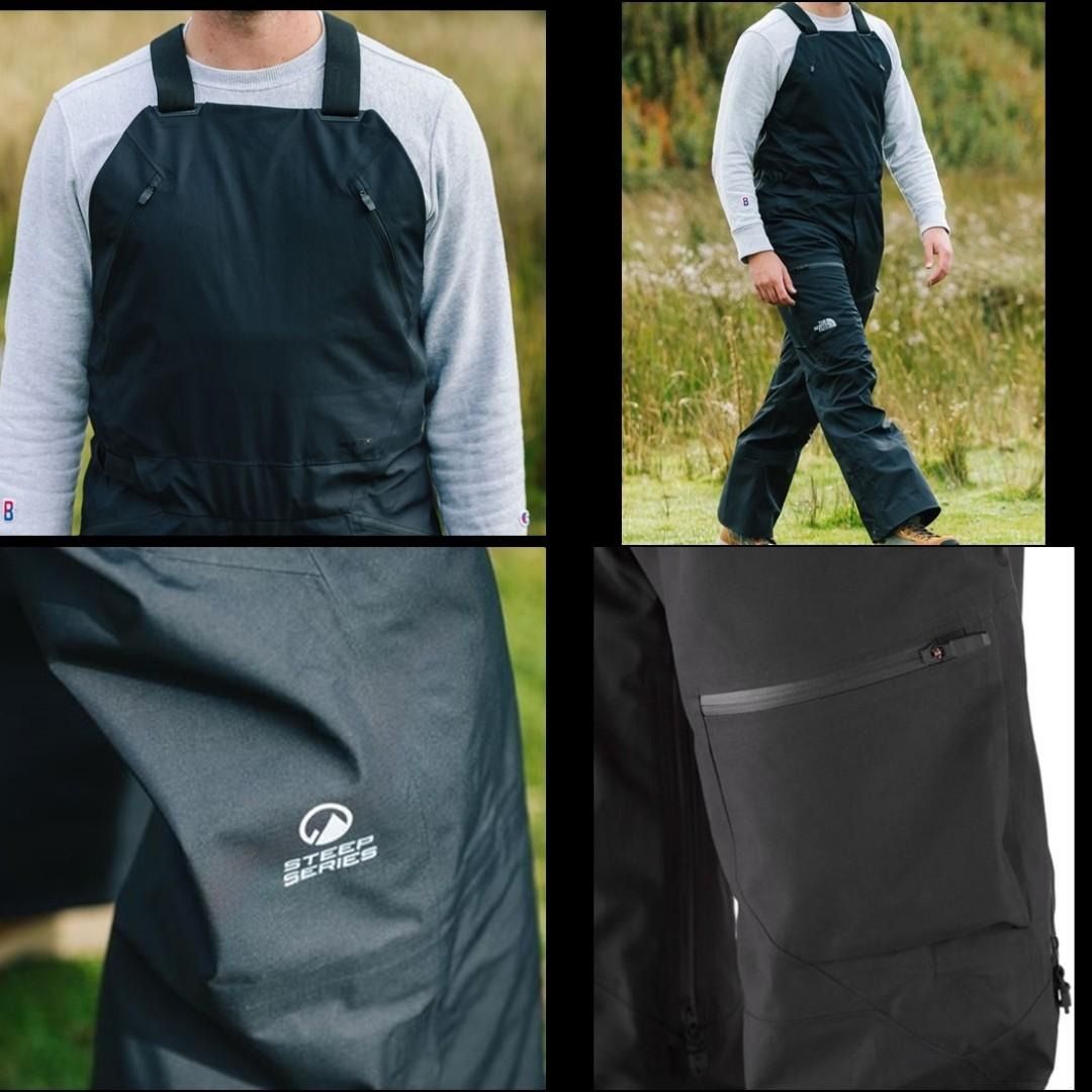 North face online fuse brigandine bib