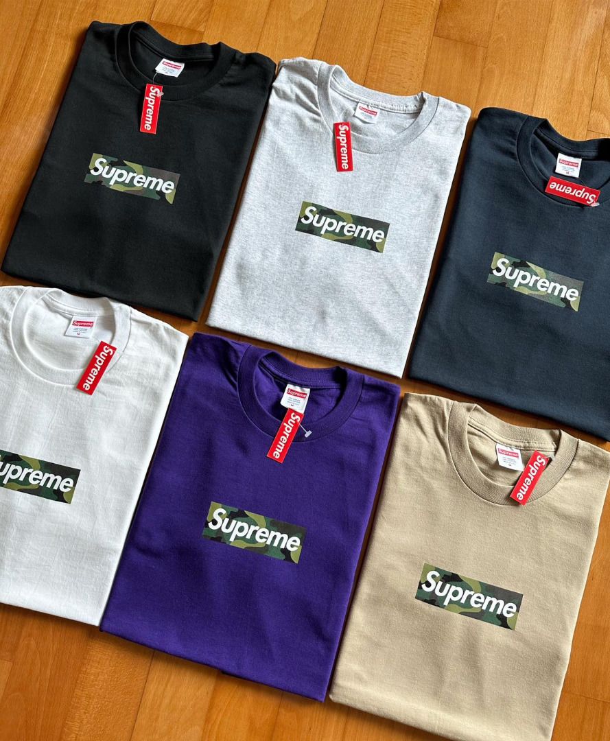 Supreme 23FW Box Logo Sweatshirt Camo L即支払いで今日発送になります