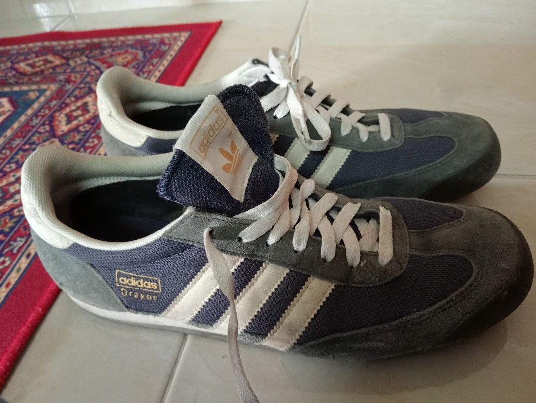Adidas dragon trainers grey hotsell