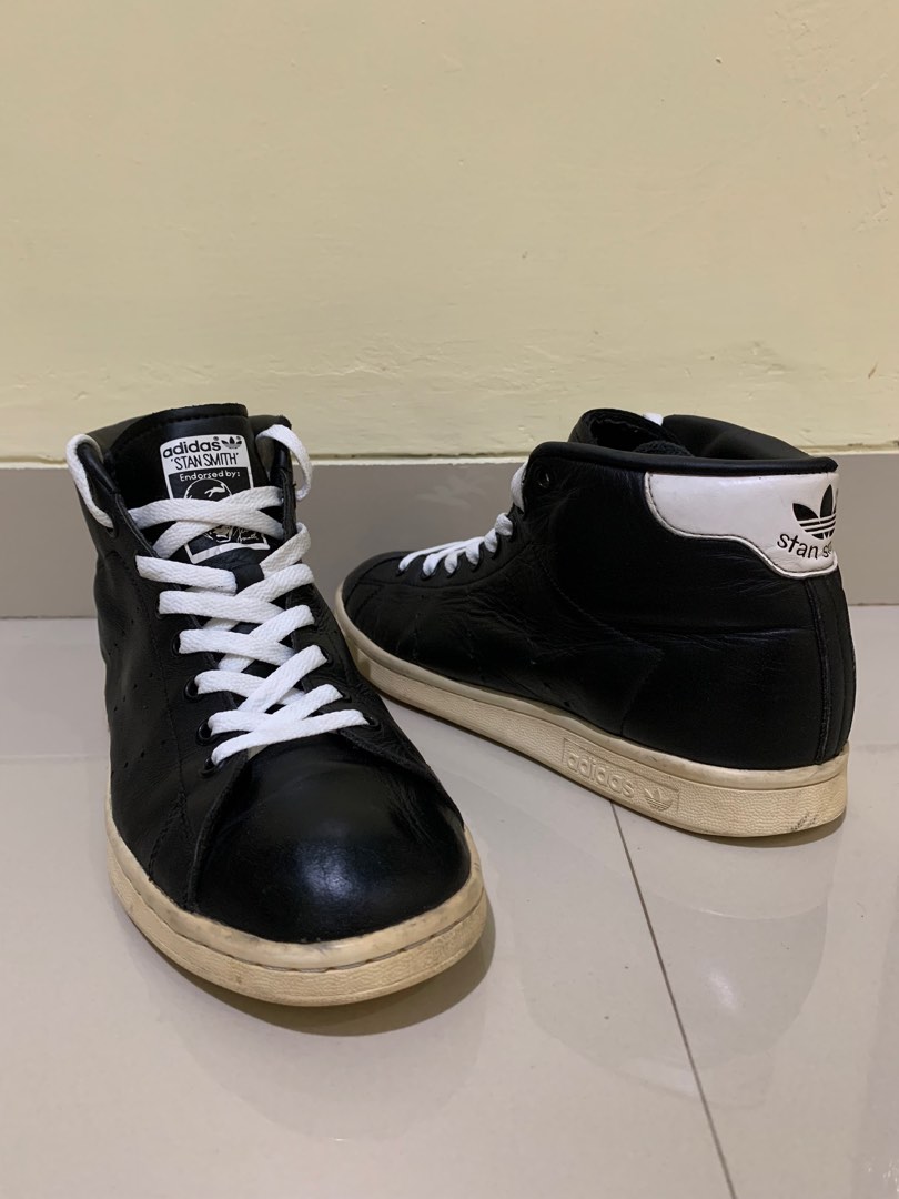 adidas stan smith mid black