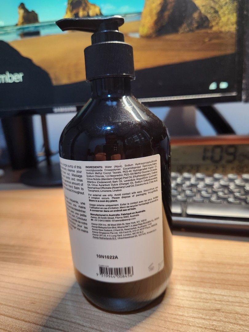 Aesop Resurrection Aromatique Hand Wash, Beauty & Personal Care, Hands ...