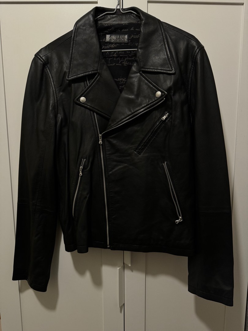 Agnes leather hot sale biker jacket