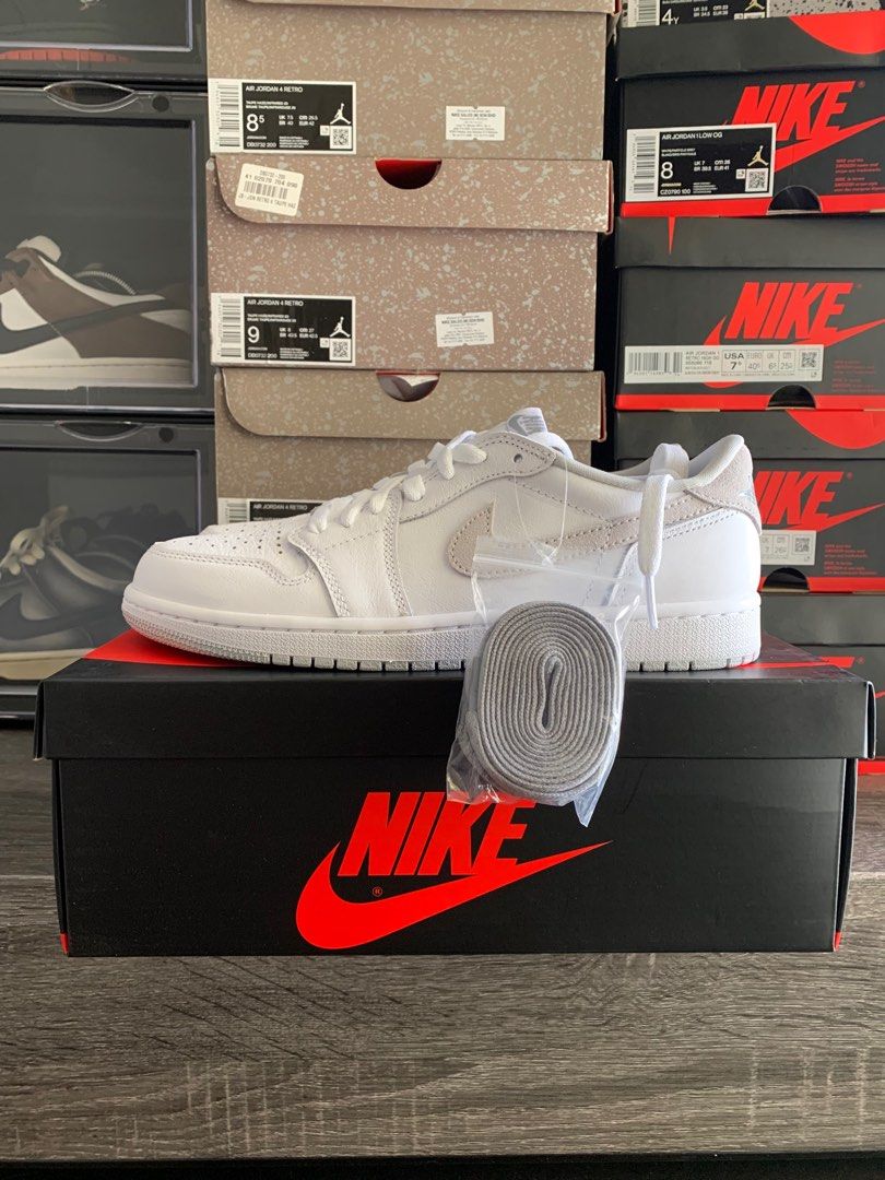 Air Jordan 1 low OG Neutral grey Men s Fashion Footwear