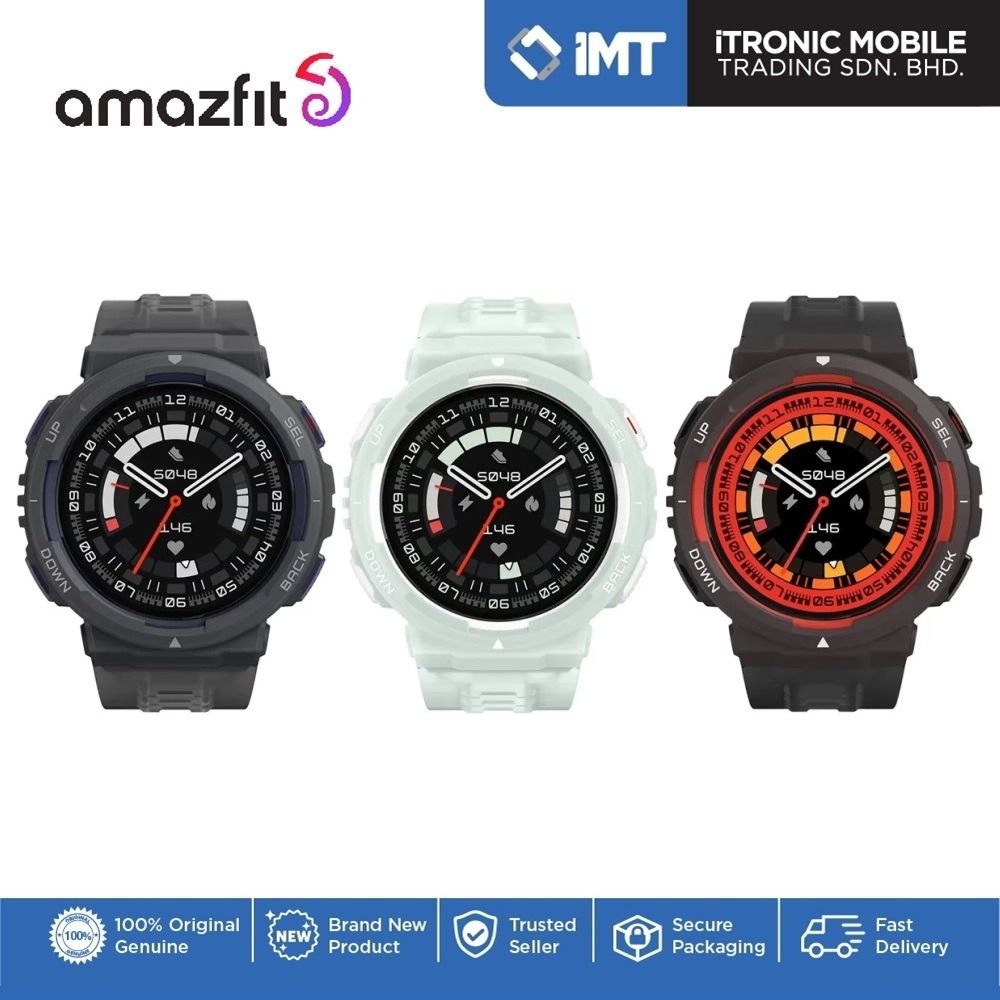 Amazfit Active Edge Smartwatch, 1.32 TFT LCD Display