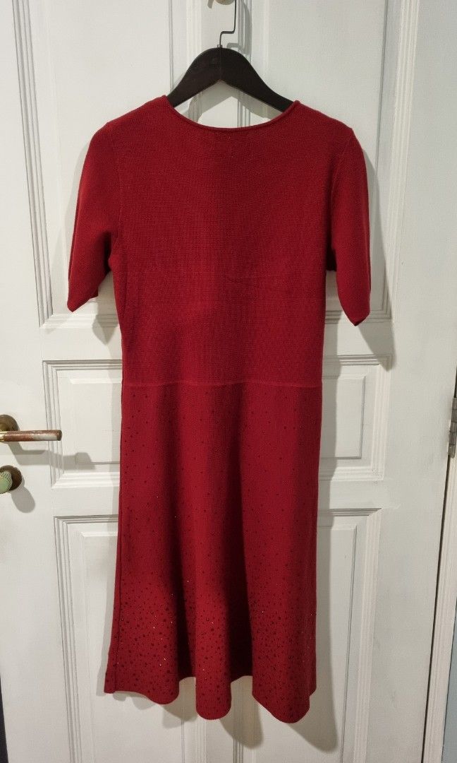 Anne klein outlet red dress